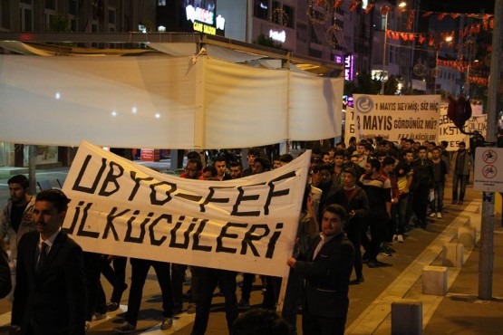 3 Mayıs Türkçülük Günü'nde Mehter Takımı ve meşaleler ile yüründü!