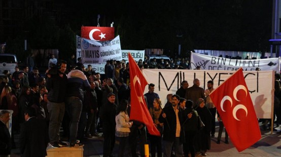 3 Mayıs Türkçülük Günü'nde Mehter Takımı ve meşaleler ile yüründü!