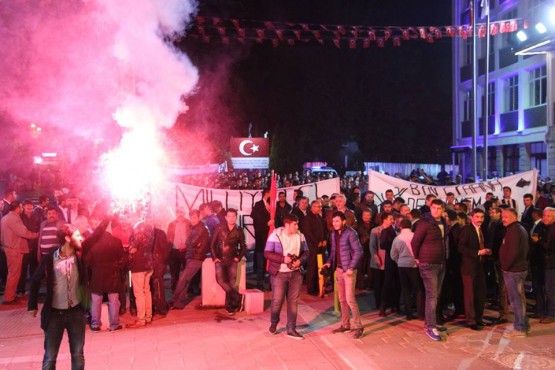 3 Mayıs Türkçülük Günü'nde Mehter Takımı ve meşaleler ile yüründü!