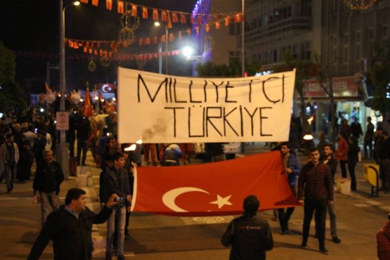 3 Mayıs Türkçülük Günü'nde Mehter Takımı ve meşaleler ile yüründü!