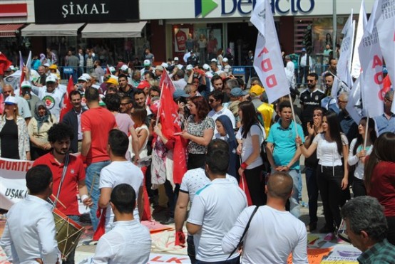 1 Mayıs İşçi Bayramı Uşak'ta Kutlandı!