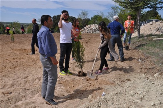 Yeşil Bir Uşak İçin TEMA Gönüllüleri Fidan Dikti!