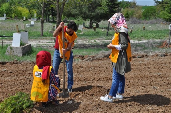 Yeşil Bir Uşak İçin TEMA Gönüllüleri Fidan Dikti!