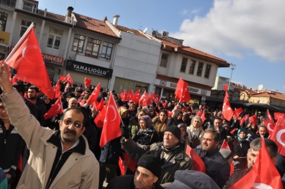 Teröre lanet için yürüdüler!