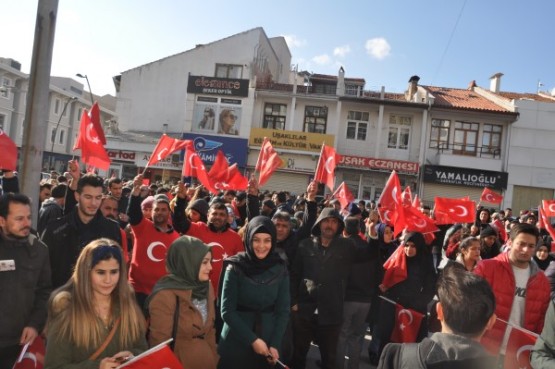 Teröre lanet için yürüdüler!