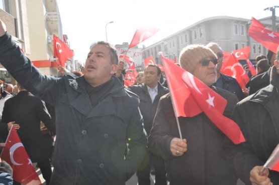 Teröre lanet için yürüdüler!