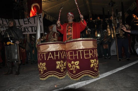 3 Mayıs Türkçülük Günü'nde Mehter Takımı ve meşaleler ile yüründü!