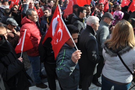 Teröre lanet için yürüdüler!