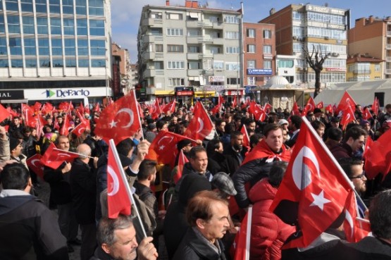 Teröre lanet için yürüdüler!