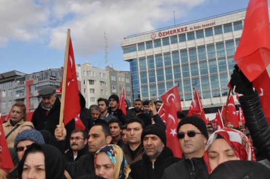 Teröre lanet için yürüdüler!