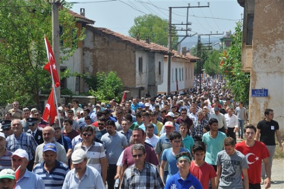 Uşak şehidini ebediyete uğurladı