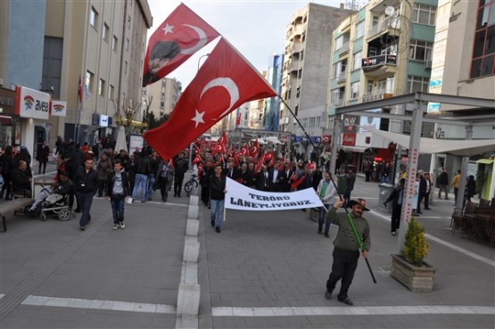 Uşak'ta Çanakkale Şehitleri Böyle Hep Birlikte Omuz Omuza Anıldı