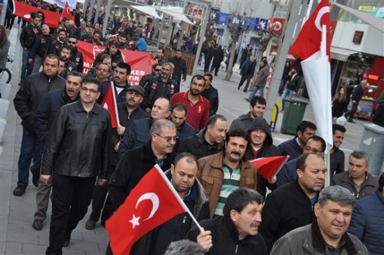 Uşak'ta Çanakkale Şehitleri Böyle Hep Birlikte Omuz Omuza Anıldı