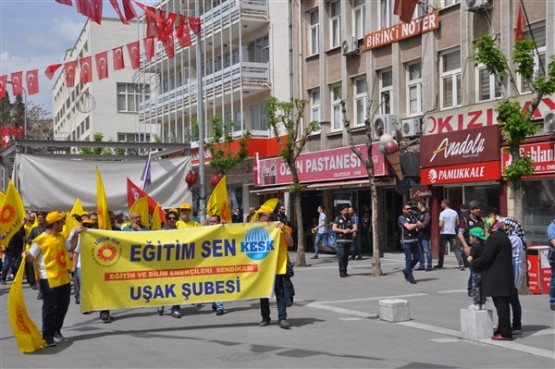 1 Mayıs İşçi Bayramı Uşak'ta Kutlandı!