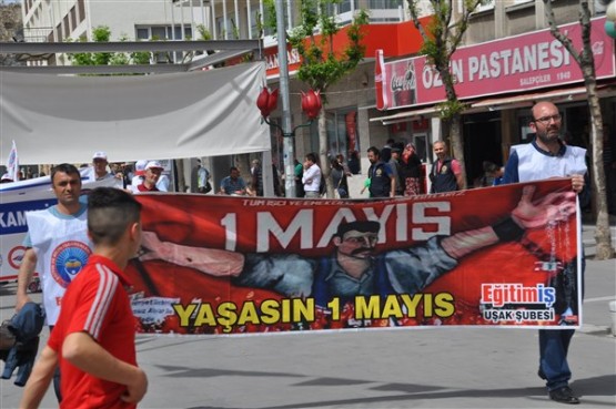 1 Mayıs İşçi Bayramı Uşak'ta Kutlandı!