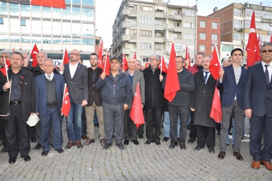 Uşak'ta Çanakkale Şehitleri Böyle Hep Birlikte Omuz Omuza Anıldı