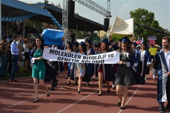 Uşak Üniversitesi 2016 Mezuniyet Kep Atma Töreni