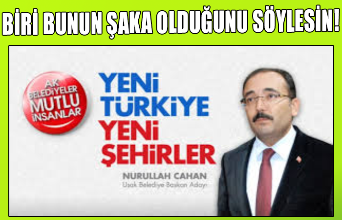 Bu Muydu Senin Marka Şehir Anlayışın Sayın Cahan?