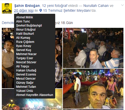 Uşak şehidine yasta; AKP'liler oyunda, oynaşta!