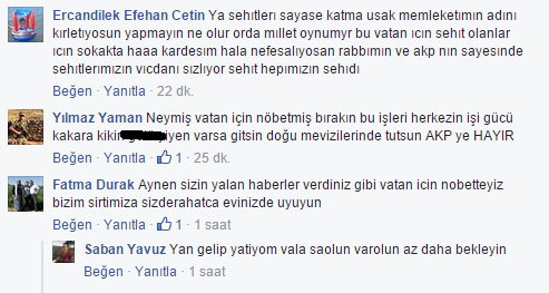 Uşak şehidine yasta; AKP'liler oyunda, oynaşta!