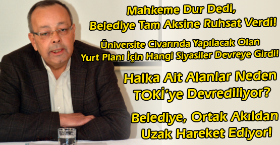 Bu Muydu Senin Marka Şehir Anlayışın Sayın Cahan?