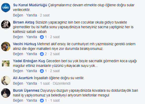 Uşak'ta sular kesik, Belediye'ye ulaşılamıyor!