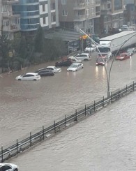 Ödüllü şehir Uşak'ın yağmurdan sonra ortaya çıkan görüntüleri!