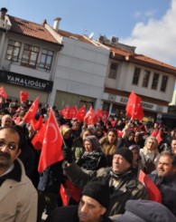 Teröre lanet için yürüdüler!