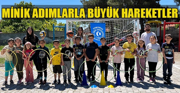 Uşak Üniversitesi İletişim Fakültesi Öğrencileri, Kalfa Köyü İlkokulundaki çocuklar ile birlikte spor faaliyetleri gerçekleştirdiler.