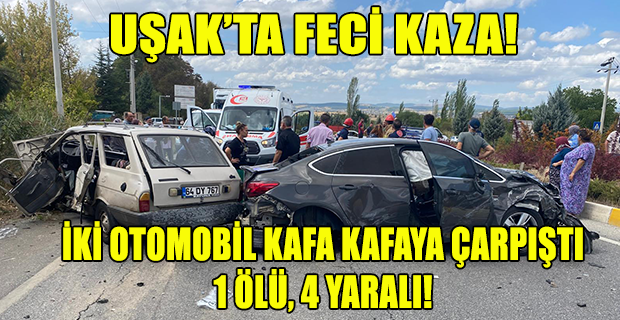 Çarıkköy'de 2 otomobil kafa kafaya çarpıştı ölü ve yaralılar var!