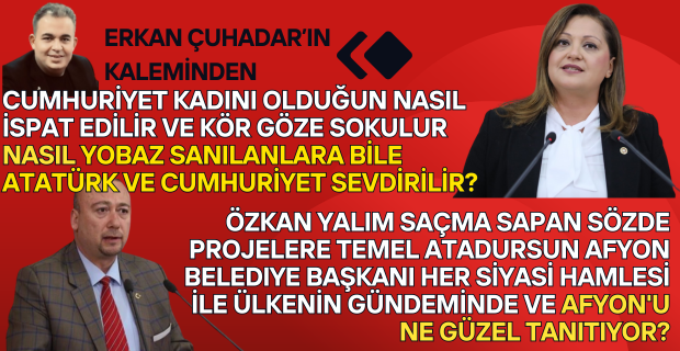 Keşke Afyon Belediye Başkanı Burcu Köksal, Uşak'tan aday olsaydı da Uşak Belediye Başkanı olarak söyleseydi bunları.