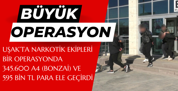 Uyuşturucu Tacirlerine yapılan operasyonda yüklü miktarda A4 (Bonzai) ele geçirildi!