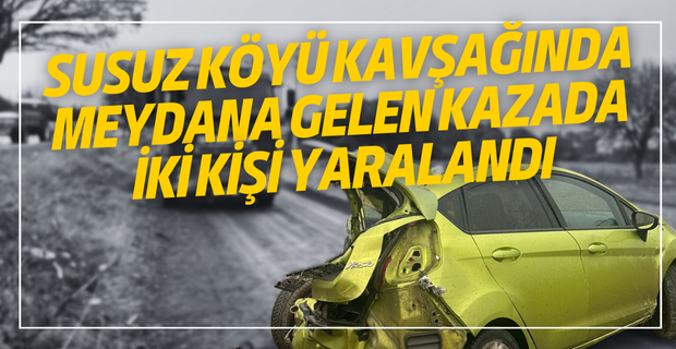 Banaz'da Trafik Kazası: 2 Yaralı, Sürücü Sıkıştı