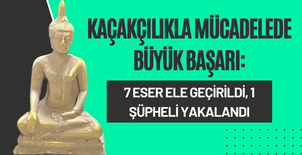 Uşak'ta Tarihi Eser Operasyonu