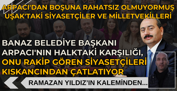 Zafer Arpacı'nın Uşak'taki çapı çevresi ve saygınlığı açılışta ortaya çıkmış oldu