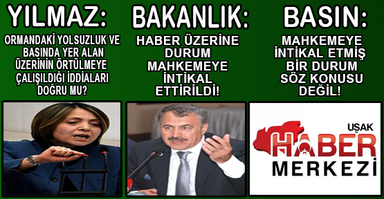 Bakanlıktan Yolsuzluğun Üzeri Örtülmeye Çalışılıyor Endişelerini Destekler Nitelikte Cevap!