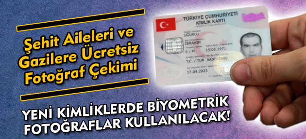 Fotoğrafçılar Odası, yeni kimliklerdeki biyometrik fotoğrafın özelliklerini anlattı!