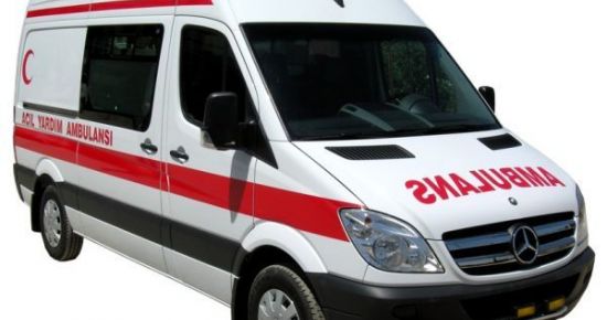 Sivas'lı Yolunda Ambulans Kazası.. 4 Yaralı...