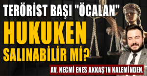 TERÖRİST BAŞI "ÖCALAN" HUKUKEN SALINABİLİR Mİ?