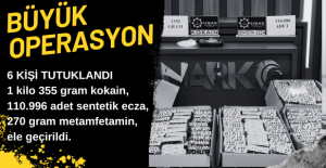 Uşak'ta Uyuşturucu Operasyonu: 6 Kişi Tutuklandı