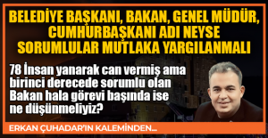 Kartalkaya otelindeki yangınla ilgili Soruşturmanın salahiyeti bakımından soruşturulan kurumun başındakilerin görevden el çekmesi gerekmez mi?