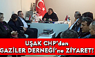 CHP Uşak, Gaziler Derneği'ni ziyaretiyle referandum çalışmalarına devam etti!