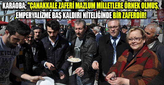 Uşak CHP, Çanakkale Zaferi’ni Pilav Ve Ayran Dağıtarak Kutladı!