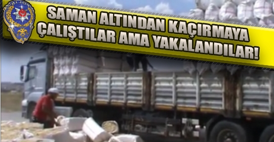 Uşak Saman Altında Kaçak Sigara!