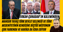 Cesurca ama edeplice ve adam gibi harika bir siyaset örneği nasıl icra edilir? Sorusunun yanıtını veriyor Mansur başkan