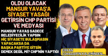 CHP, Milli İradeye alenen saygısızlık ve haksızlık yapıyor, tabii ki millet iradesinin tecellisini yaşayan Mansur Yavaş'a da.