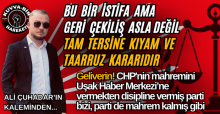 CHP Yönetimi ve Belediye Başkanı, ne uzlaşıp yola gelip barışmaya ne de muhatap alıp savunma yazıp savaşmaya değmezsiniz